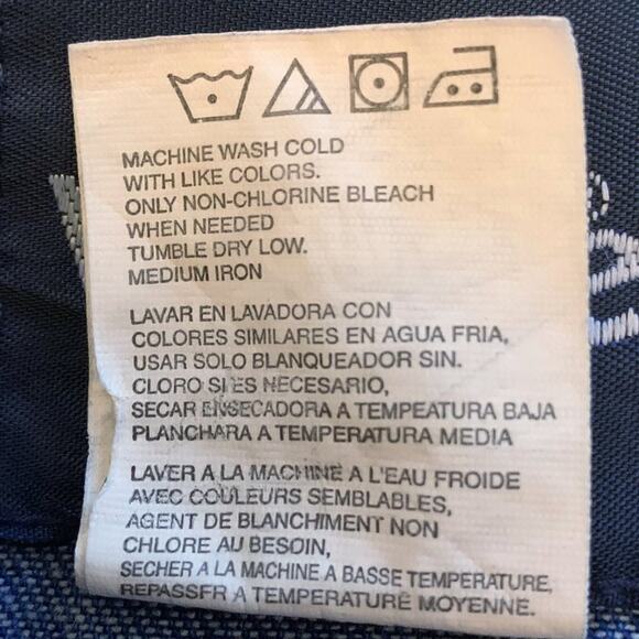 WRANGLER Rigid Denim Long Sleeve Pearl Snap Workshirt Medium - Picture 5 of 11